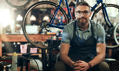 A Cycle repairer and retailer