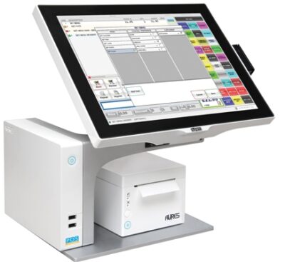 Aures Yuno II with 10" customer display