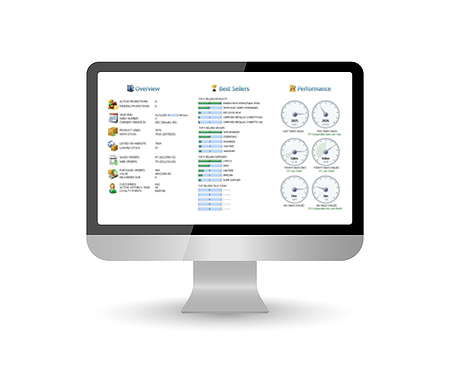 EPoS System - showing back office screen