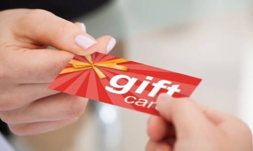 Gifting a gift card